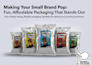 do illustrative packaging, box, and label design